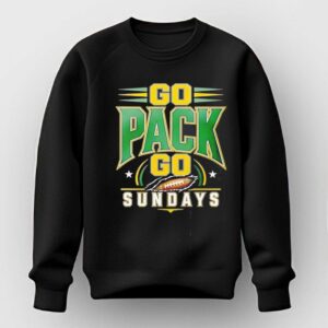 Go Pack Go Sundays Green Bay Packers Tee