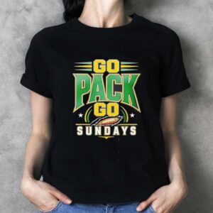 Go Pack Go Sundays Green Bay Packers Tee