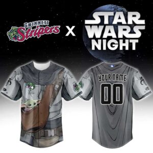 Gwinnett Stripers Star Wars Night 2026 Custom Baseball Jersey
