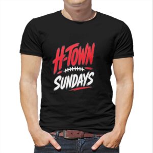 H Town Sundays Houston Football Tee