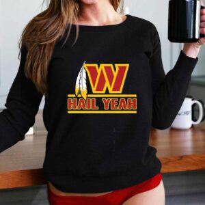Hail Yeah Washington Commanders logo Tee