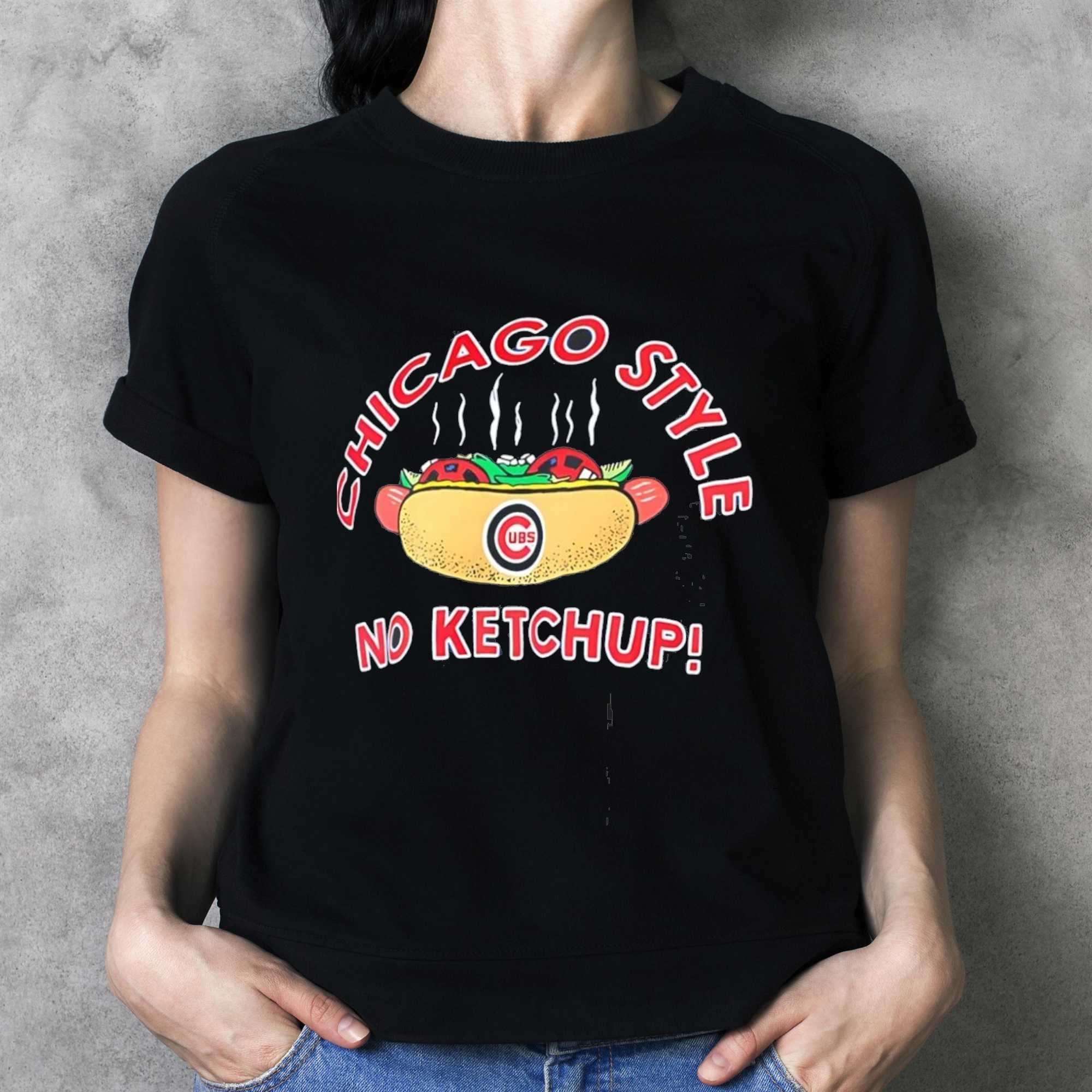 Homage 2020 Chicago Style No Ketchup Cubs Tee Homage 2020 Chicago Style No Ketchup Cubs Tee