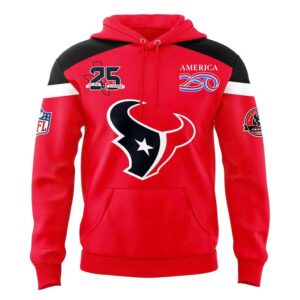 Houston Texans 2026 Celebration 25th Season America 250 Hoodie