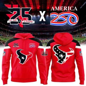 Houston Texans 2026 Celebration 25th Season America 250 Hoodie