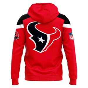 Houston Texans 25 Seasons America 250 Red Two Sided Hoodie