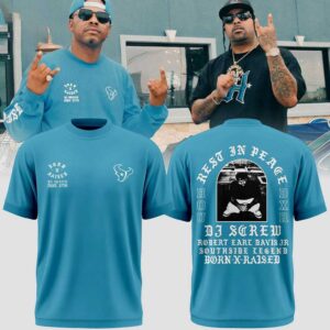 Houston Texans Born Raised DJ Screw 2026 Tee Hoodie
