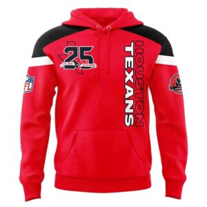 Houston Texans Celebration 25th Season Anniversary 2026 Hoodie