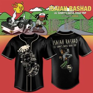 Isaiah Rashad Lil Sunny's Awful Road Trip Tour Basball Jersey
