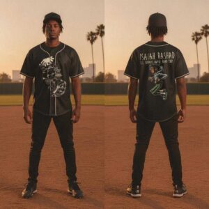 Isaiah Rashad Lil Sunny's Awful Road Trip Tour Basball Jersey