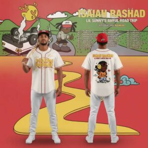 Isaiah Rashad Lil Sunny's Awful Road Trip Tour Limited Jersey