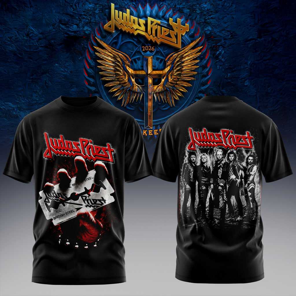 Judas Priest Faithkeepers 2026 Tour Vintage Metal Rock Shirt Judas Priest Faithkeepers 2026 Tour Vintage Metal Rock Shirt