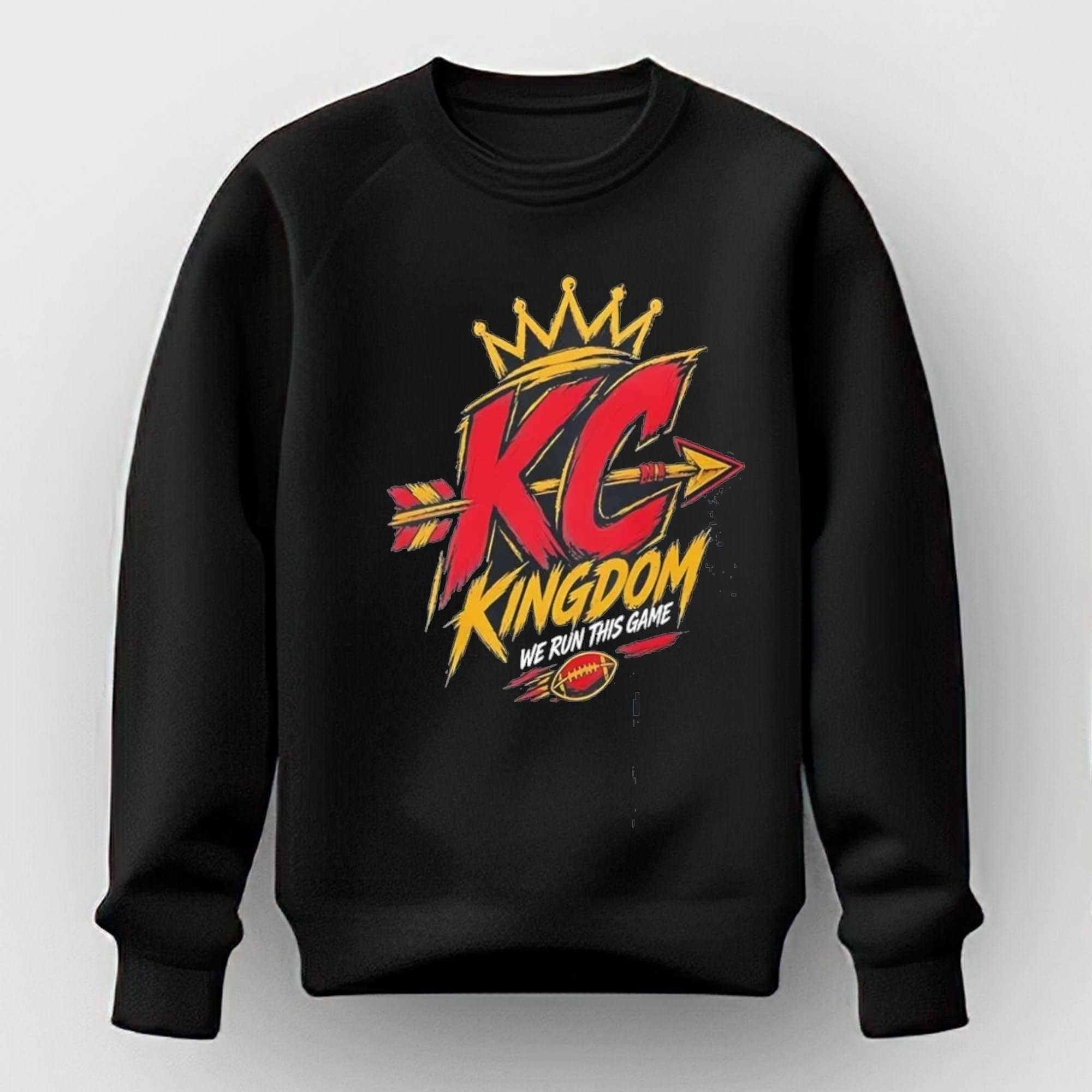 Kc Kingdom We Run This Game Kansas City Chiefs Tee Kc Kingdom We Run This Game Kansas City Chiefs Tee