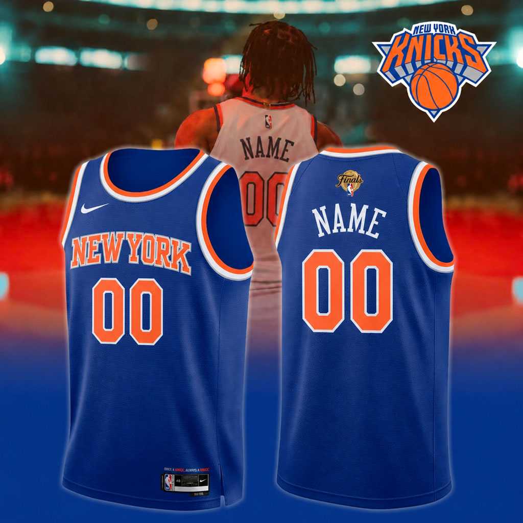 Knicks Finals Jersey 2026 Patch Brand New Custom Basketball Jersey Knicks Finals Jersey 2026 Patch Brand New Custom Basketball Jersey
