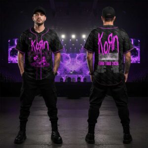 KoRn Tour 2026 Freak Legacy Baseball Jersey