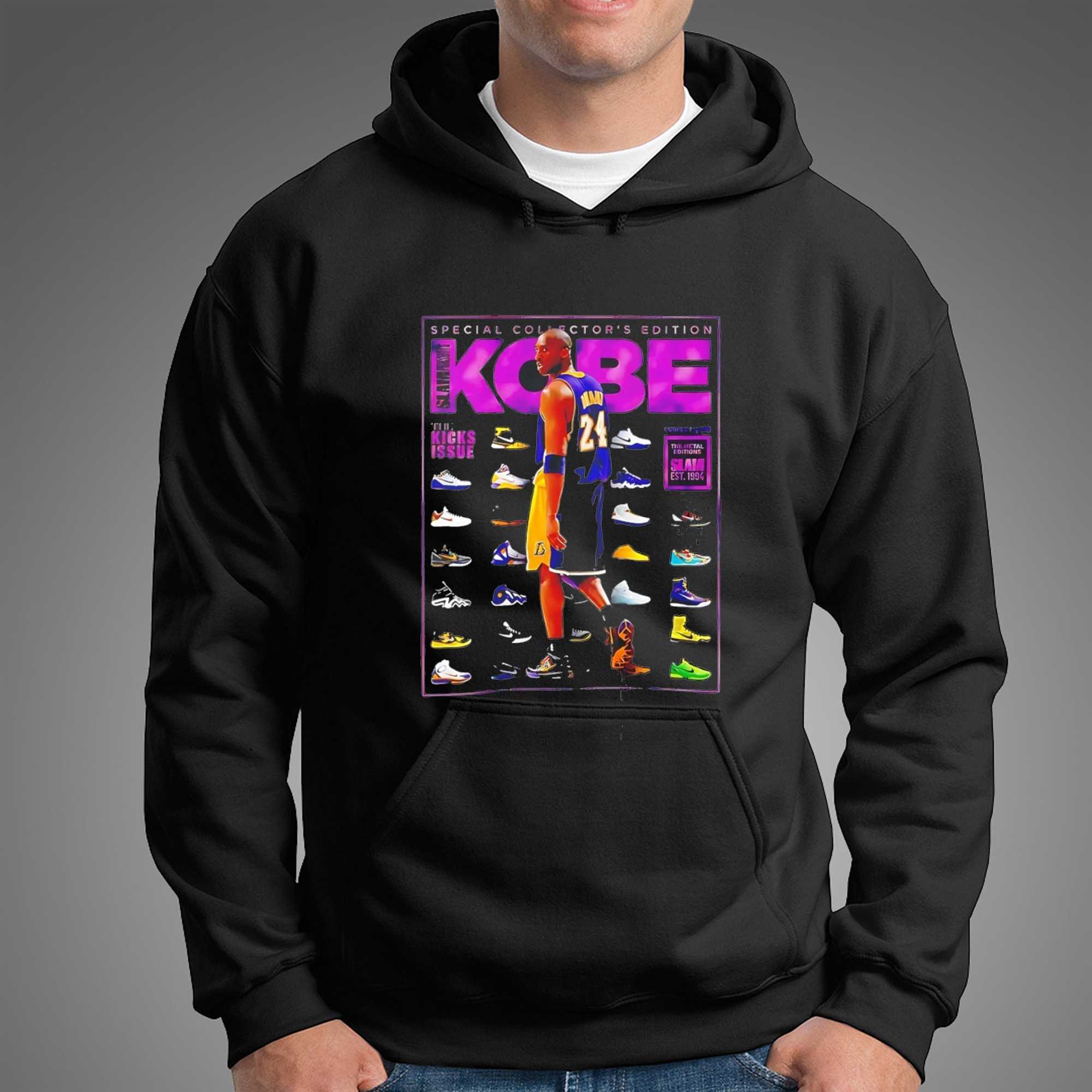 Kobe Bryant Los Angeles Lakers NBA SLAM the kicks issue Tee Kobe Bryant Los Angeles Lakers NBA SLAM the kicks issue Tee
