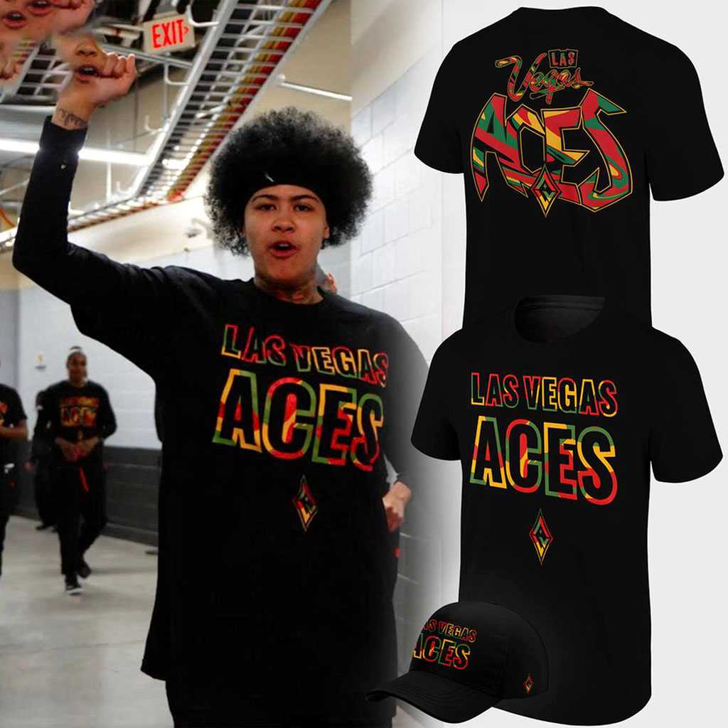 Las Vegas Aces 2026 Juneteenth T Shirt Las Vegas Aces 2026 Juneteenth T Shirt