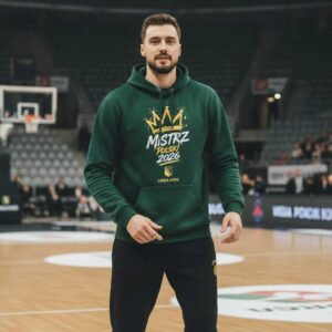 Legia Warszawa Koszykówka 2026 Mistrz Polski Champions Tee Hoodie