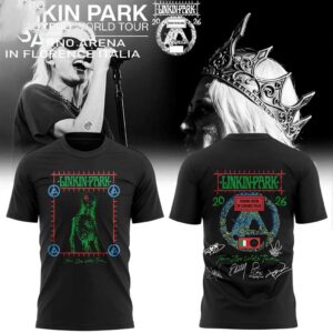 Linkin Park From Zero World Tour 2026 Florence Italia Tee Hoodie