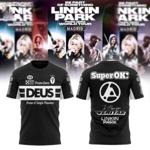 Linkin Park From Zero World Tour Madrid 2026 Deus Ex Machina Tee Hoodie