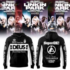 Linkin Park From Zero World Tour Madrid 2026 Deus Ex Machina Tee Hoodie