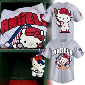 Los Angeles Angels Hello Kitty 2026 Baseball Jersey