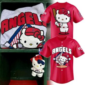 Los Angeles Angels Hello Kitty 2026 Baseball Jersey