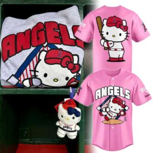 Los Angeles Angels Hello Kitty 2026 Baseball Jersey