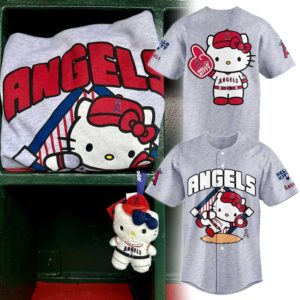 Los Angeles Angels Hello Kitty Baseball Jersey 2026
