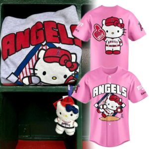 Los Angeles Angels Hello Kitty Baseball Jersey 2026