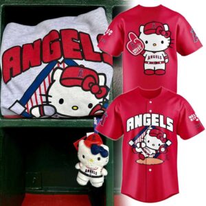 Los Angeles Angels Hello Kitty Baseball Jersey 2026