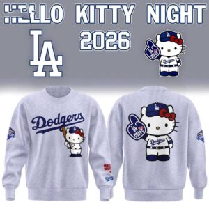 Los Angeles Dodgers 2026 Hello Kitty Night Jersey