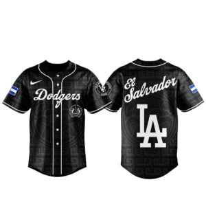 Los Angeles Dodgers Salvadoran Heritage Night 2026 Baseball Jersey