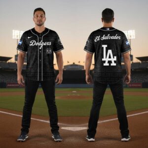 Los Angeles Dodgers Salvadoran Heritage Night 2026 Baseball Jersey