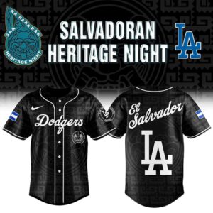 Los Angeles Dodgers Salvadoran Heritage Night 2026 Baseball Jersey