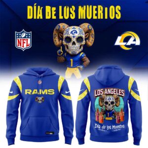 Los Angeles Rams Dia De Los Muertos 2026 Hoodie
