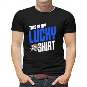 Lucky Fan Apparel This Is My Lucky Okc Thunder Tee