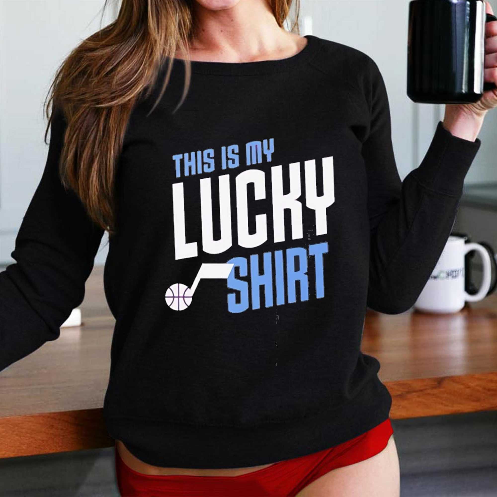 Lucky Fan Gear This Is My Lucky Tee Utah Jazz Tee Lucky Fan Gear This Is My Lucky Tee Utah Jazz Tee