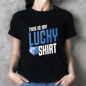 Lucky Memphis Grizzlies Fan Tee This Is My Lucky Tee