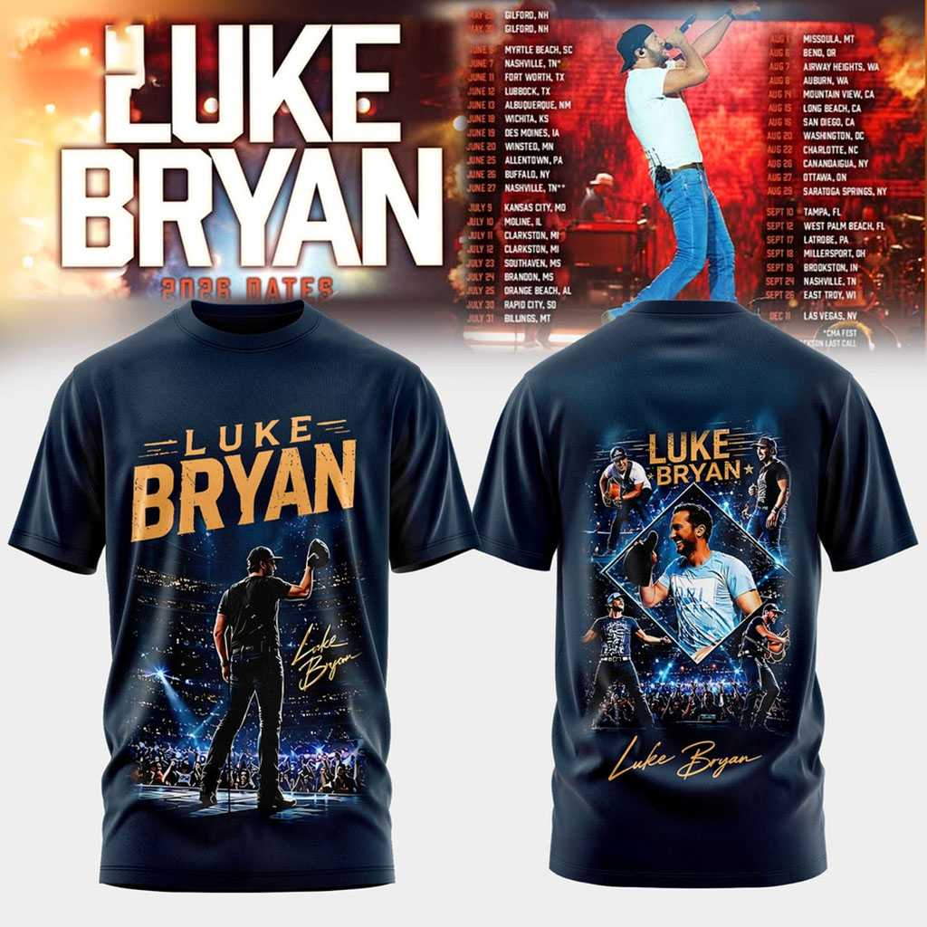 Luke Bryan 2026 Tour Country Night Shirt Luke Bryan 2026 Tour Country Night Shirt