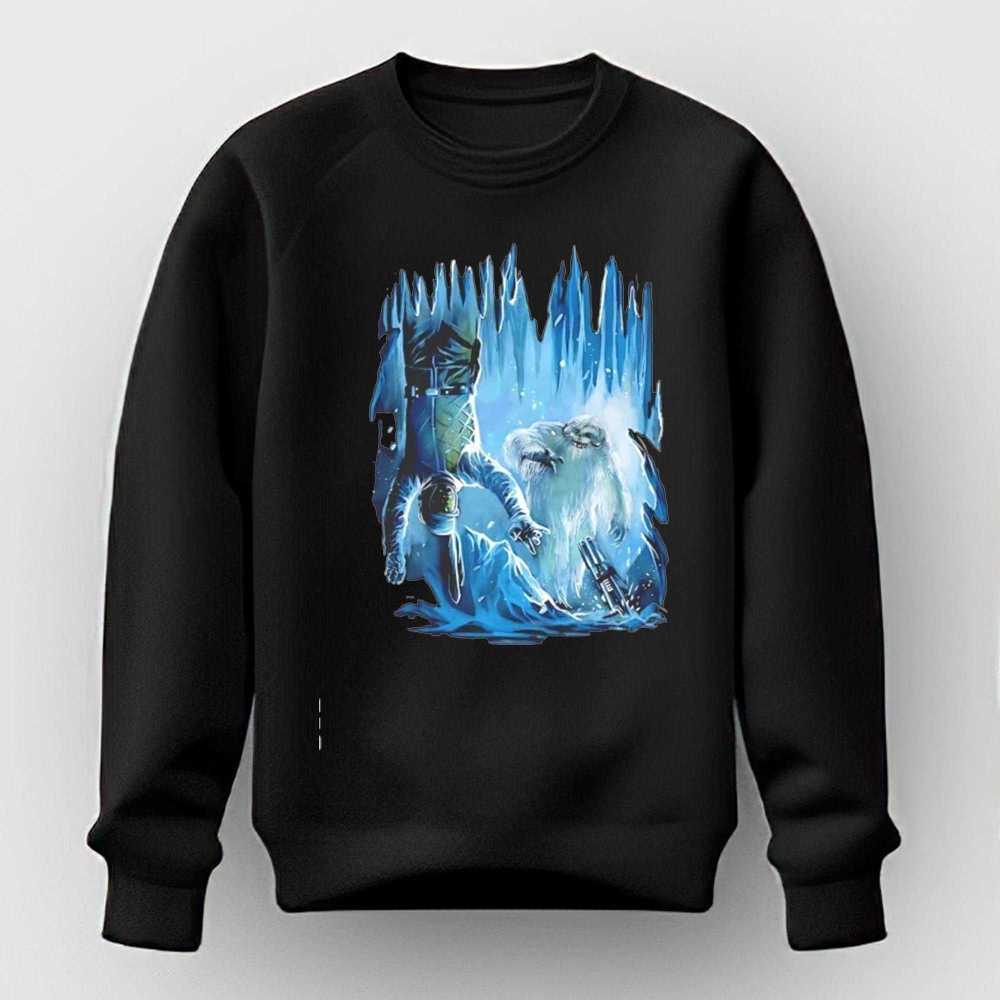 Luke Skywalker In The Wampa Cave The Empire Strikes Back Luke Trapped Tee Luke Skywalker In The Wampa Cave The Empire Strikes Back Luke Trapped Tee