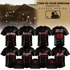 MLB All Team Fuerza Regida This Is Our Dream Stadium Tour 2026 Jersey