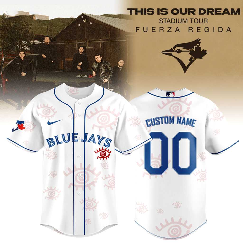Fuerza Regida This Is Our Dream Stadium Tour 2026 MLB All Team Jersey Fuerza Regida This Is Our Dream Stadium Tour 2026 MLB All Team Jersey