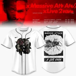 Massive Attack xLIVE 2026 Edition Baseball Jersey