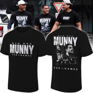 Melbourne Storm 2026 Cameron Munster 250 Games Tee Hoodie