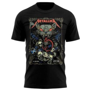 Metallica M72 World Tour Glasgow Scotland 2026 T shirt