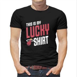 Miami Heat Fan Apparel This Is My Lucky Tee Miami Heat Tee