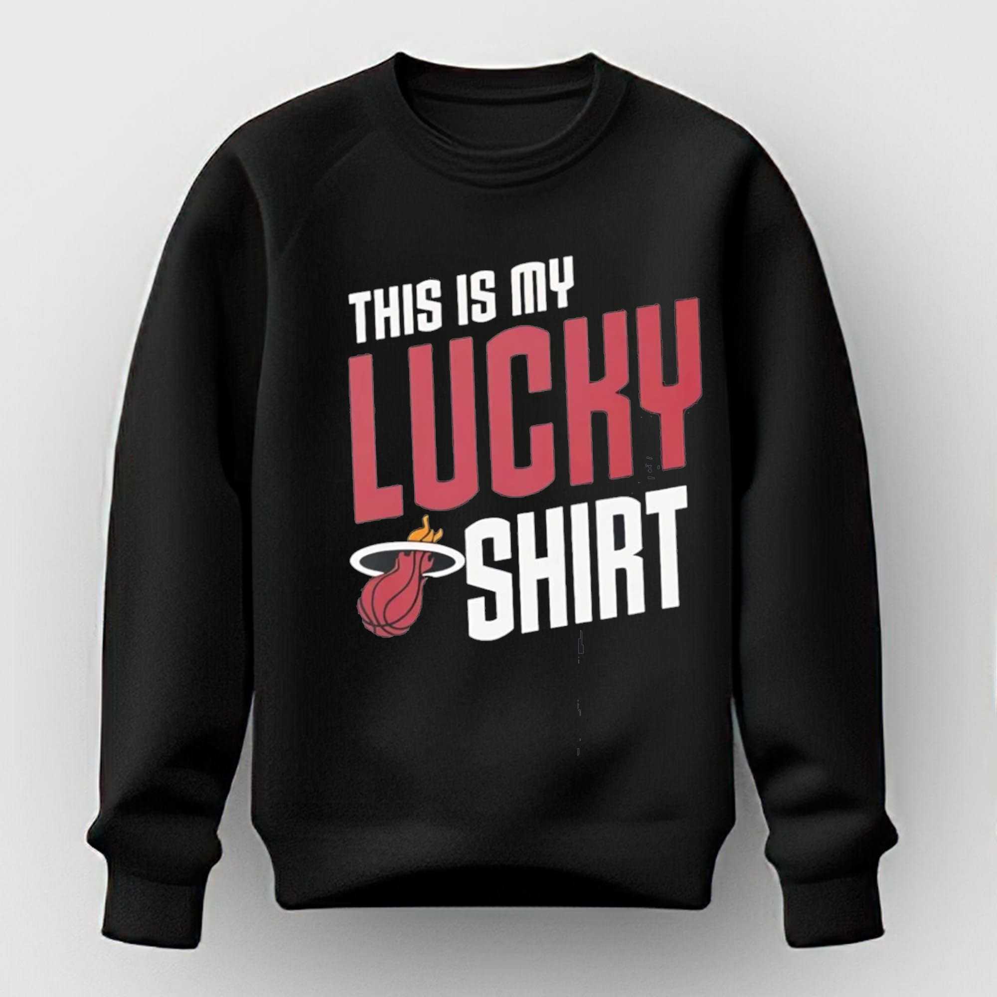 Miami Heat Fan Apparel This Is My Lucky Tee Miami Heat Tee Miami Heat Fan Apparel This Is My Lucky Tee Miami Heat Tee