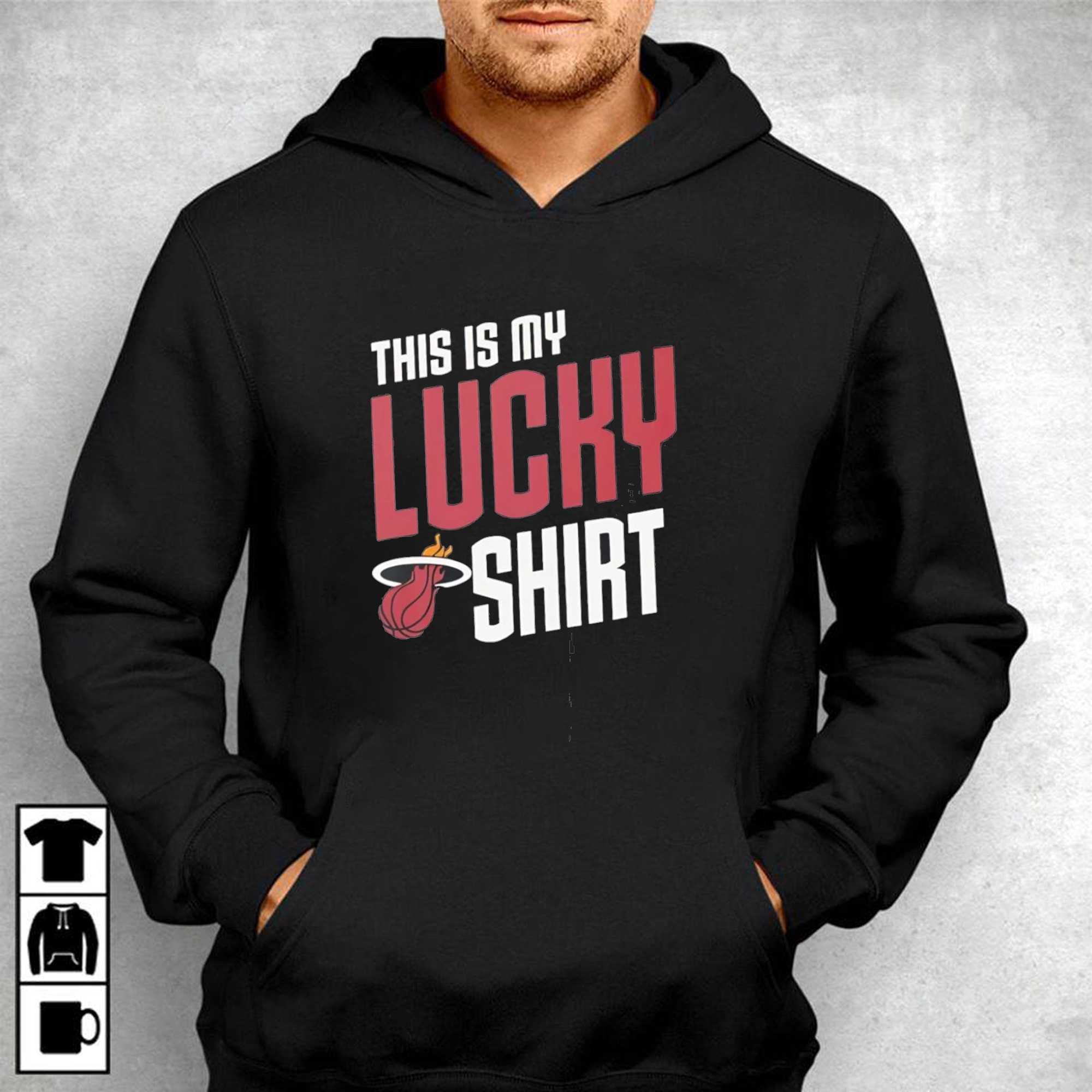 Miami Heat Fan Apparel This Is My Lucky Tee Miami Heat Tee Miami Heat Fan Apparel This Is My Lucky Tee Miami Heat Tee