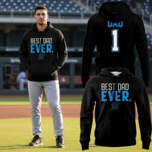 Miami Marlins Father's Day Best Dad Ever Hoodie Edition