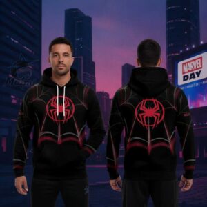 Miami Marlins Marvel Night Spider Man Miles Morales Hoodie Limited Edition